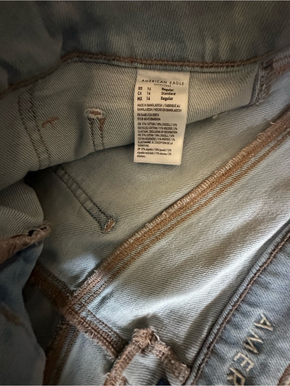 American Eagle Outfitters Light Blue Wide Leg Pants - SIZE 16
